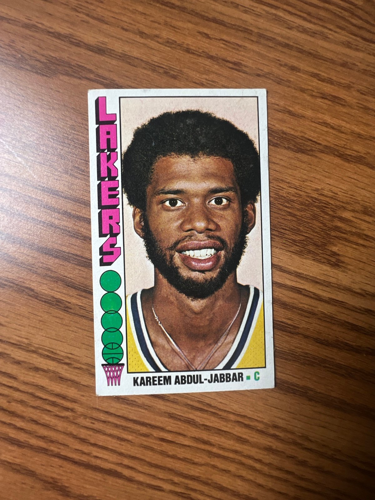 1976 Topps Kareem Abdul Jabbar