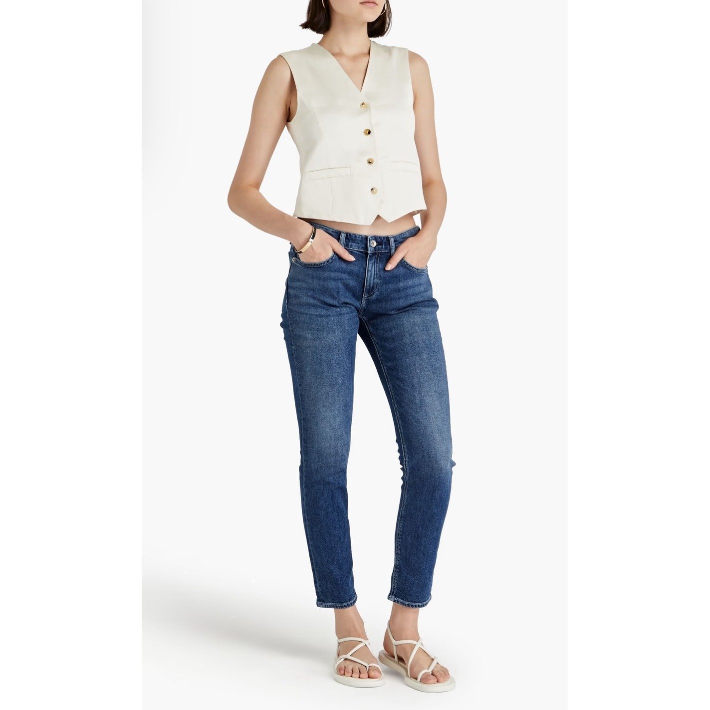 Rag & Bone Dre Low Rise Slim Boyfriend Women's Size 27