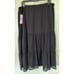 Nanette Lepore Skirt Size XL Black Tiered Midi Flowy Boho Church Office Modest