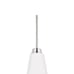 Sea Gull Lighting Kerrville 1-Light Brushed Nickel Mini Pendant, There Is A Brok