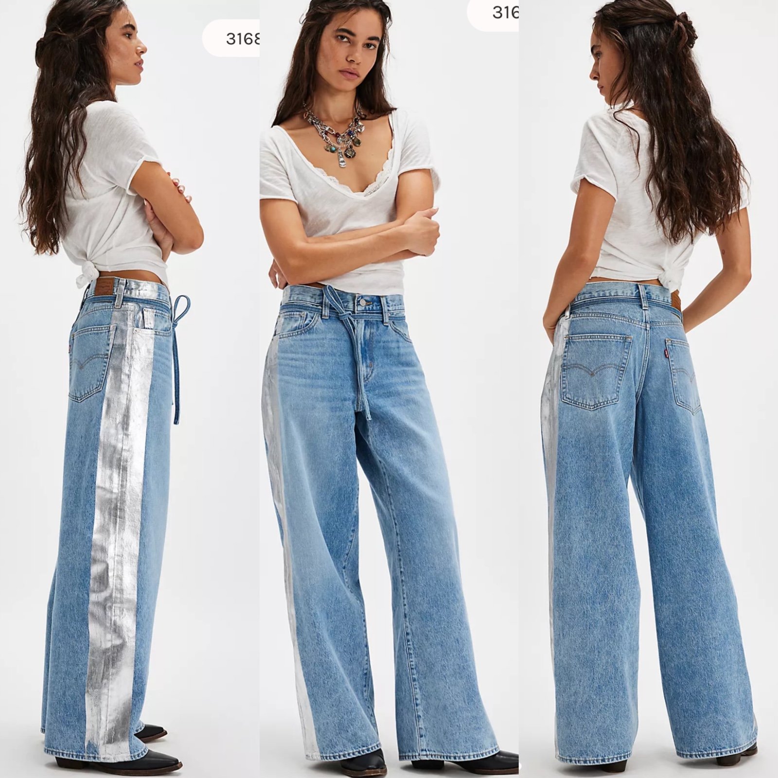 Free people Levi's XL Straight-Leg Jeans