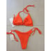Quatre S/M String Bikini Set Swimsuit Ribbed Padded Triangle Swimwear