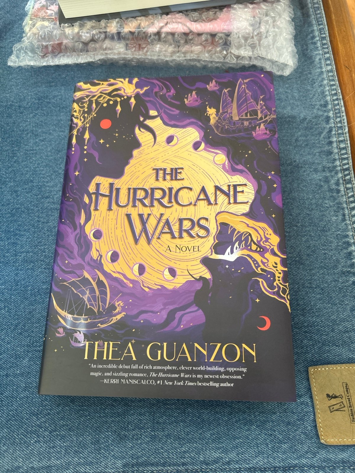 Dazzling bookish shop the hurricane wars - sprayed edges