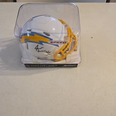 Asante Samuel Jr #26 Los Angeles Chargers Autograph Mini Helmet