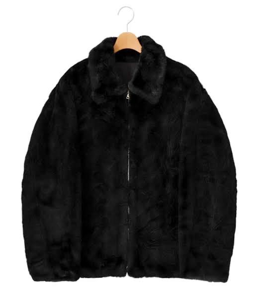 ssstein】ACRYLIC FUR JACKET - BLACK