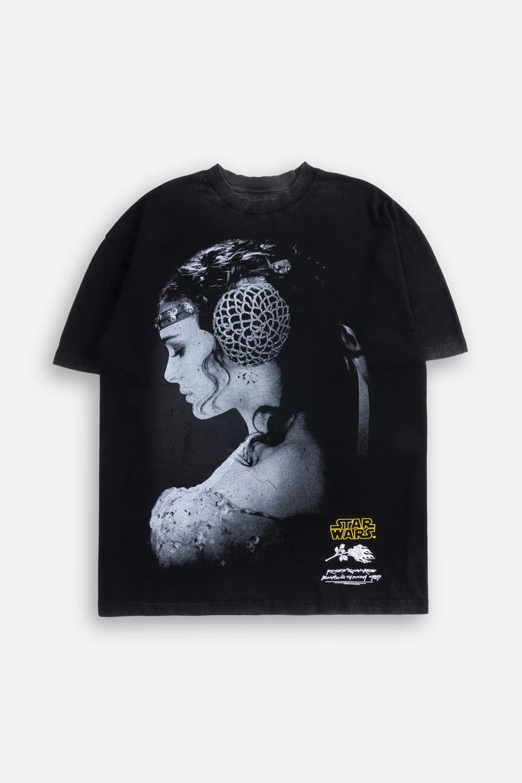 Civil Regime Star Wars Padme Oversized Tee Vintage Black Large