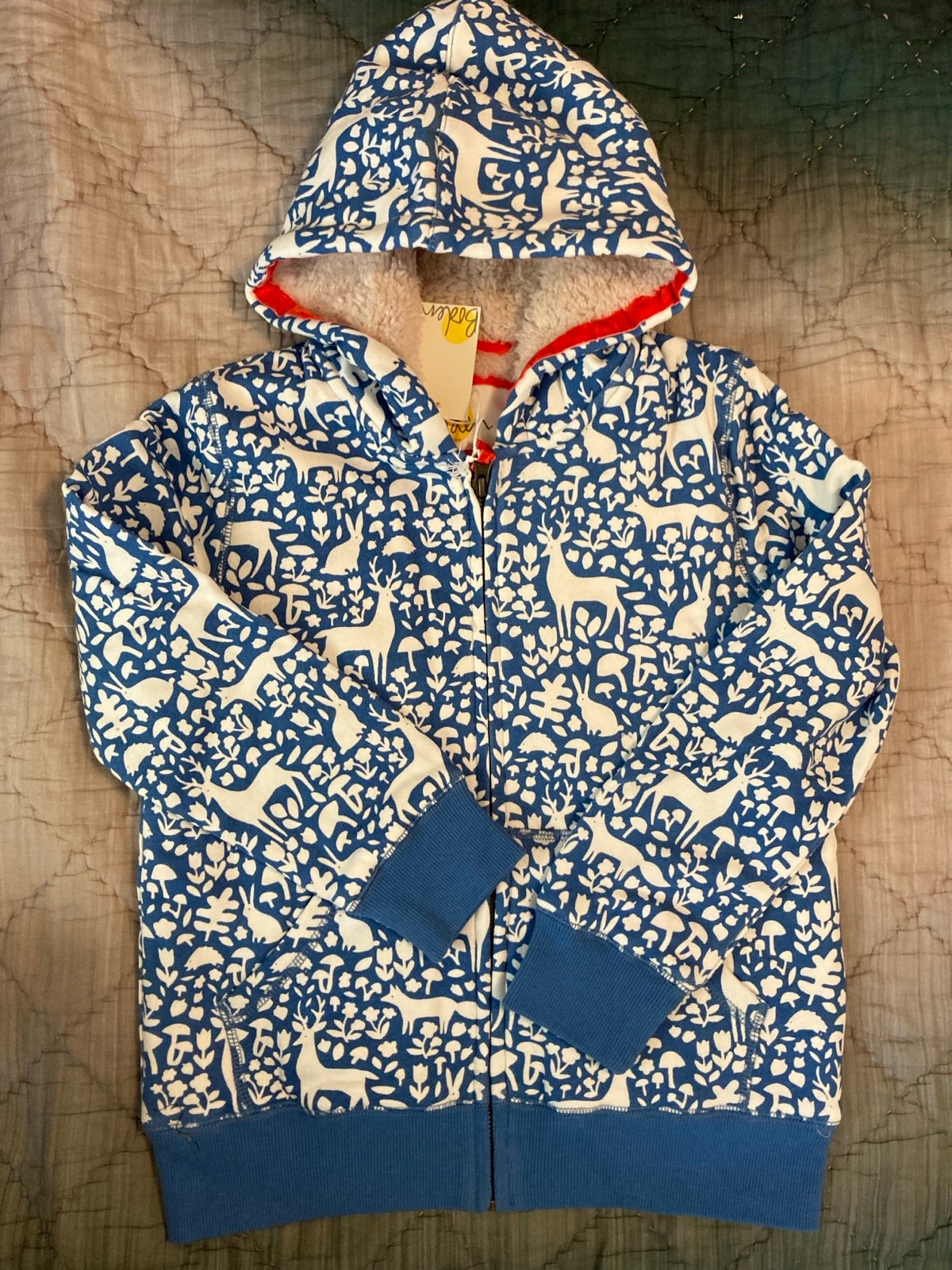 Mini Boden Sherpa hoodie