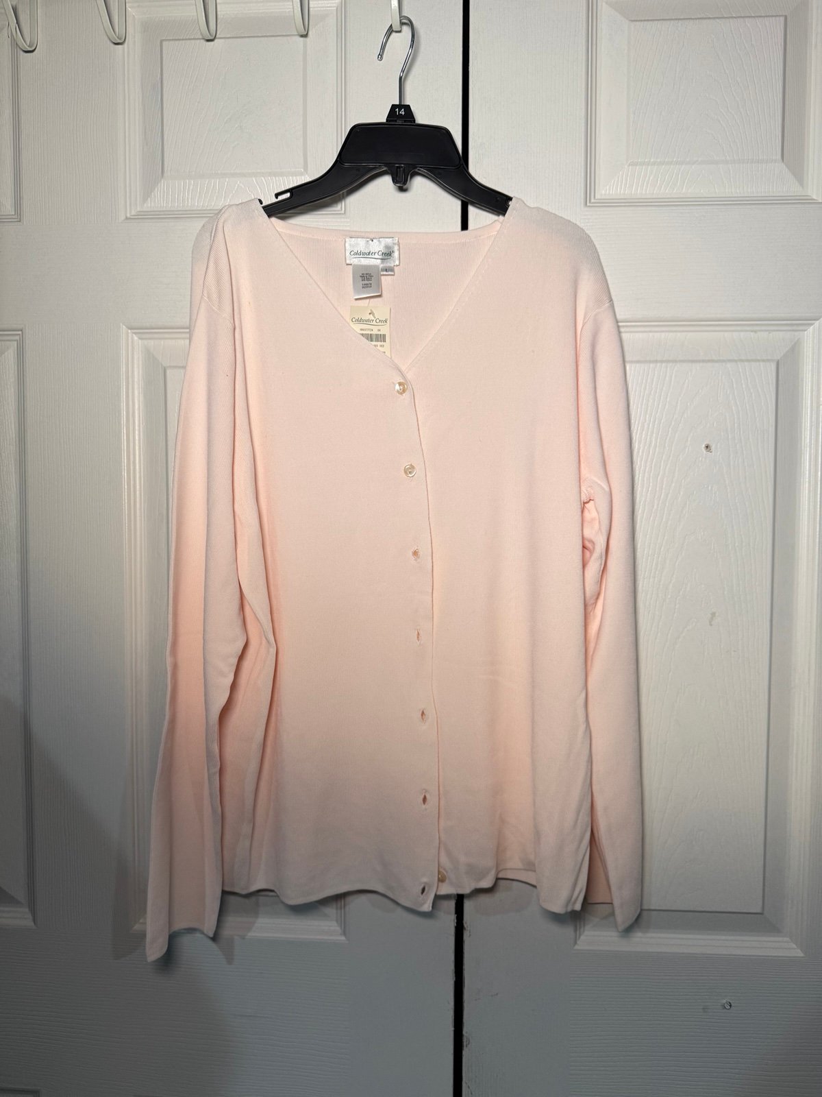 Light Pink Button up cardigan