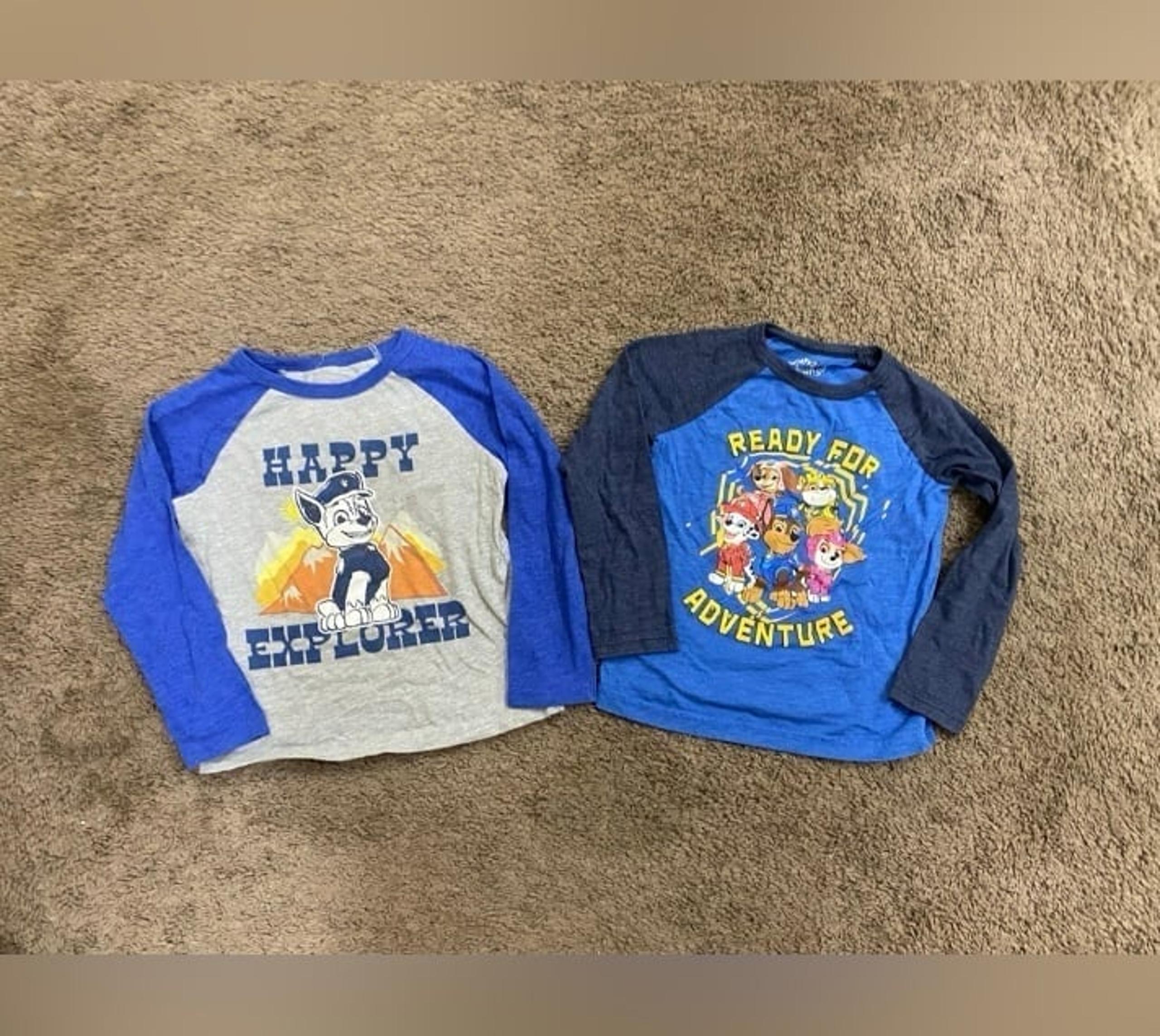 Boys Paw Patrol long sleeves Shirts size 4t