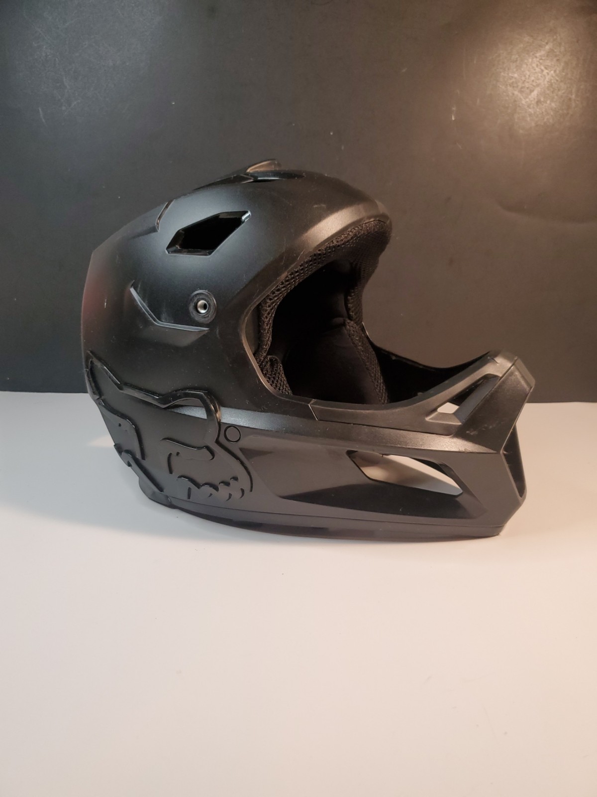 Fox Racing V1 Helmet Matte Black Youth Large PLEASE READ
