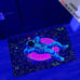 1PC Astronaut Flannel Luminous Carpet, Non-woven Back -ff8