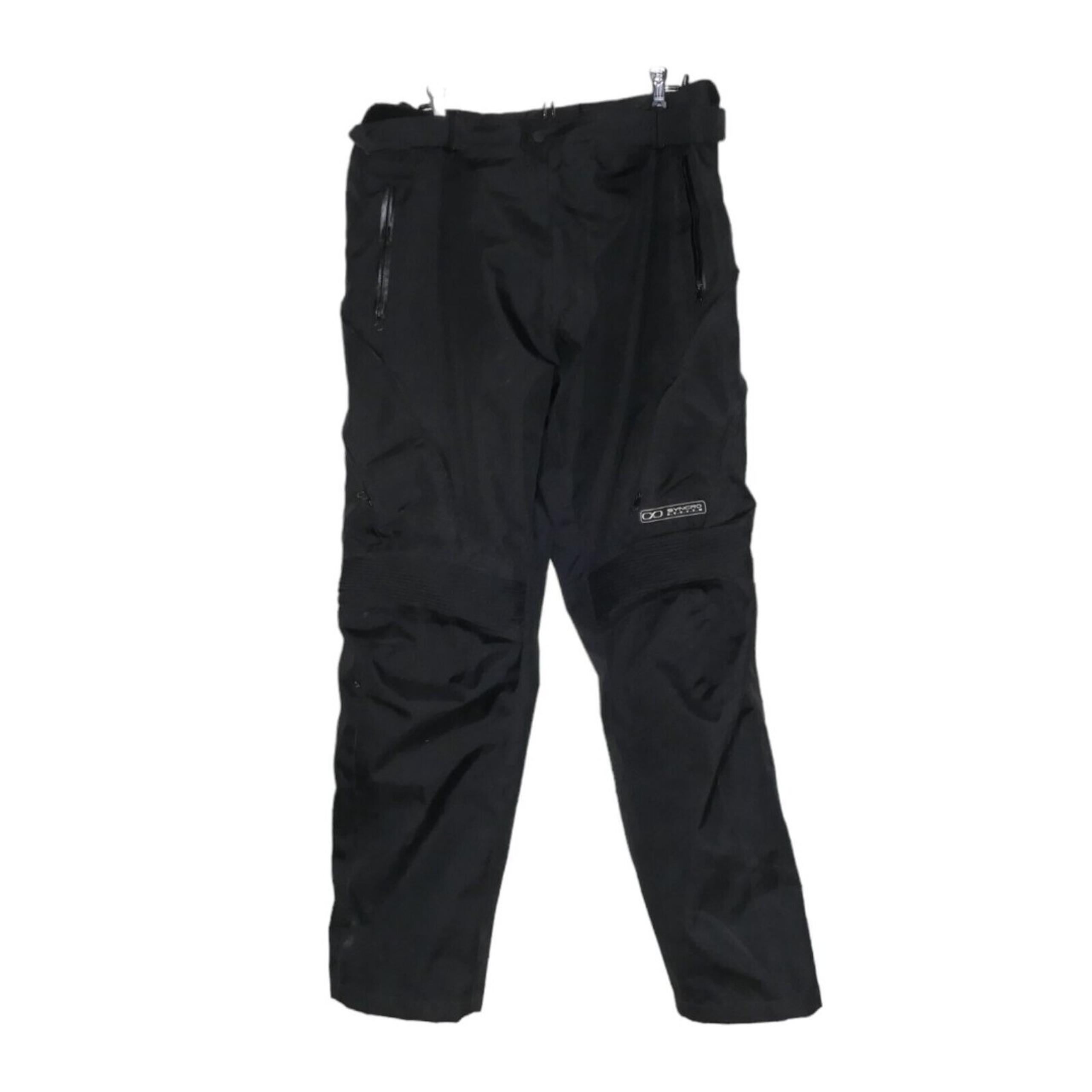 Speed & Strength Men's Sz XL Motorcycle Pants Black Cordura Adjustable Waist