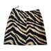 Ralph Lauren Zebra Print Straight Skirt Cotton Size 14 Tan Black NWT MSRP 85