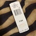 Ralph Lauren Zebra Print Straight Skirt Cotton Size 14 Tan Black NWT MSRP 85