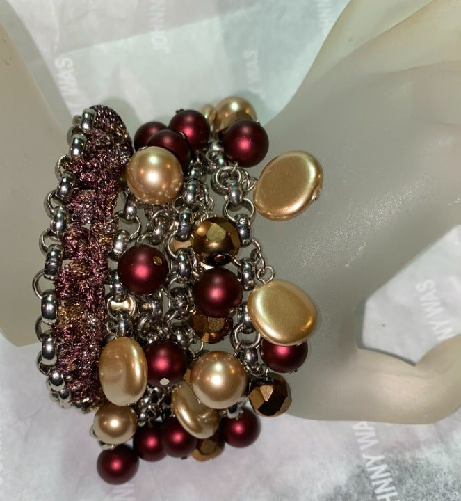 St John- Chain- Bead- Crystal- Bracelet