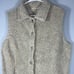 St. John's Bay Sherpa Style Teddy Bear Looking Western Button Vest XL