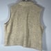 St. John's Bay Sherpa Style Teddy Bear Looking Western Button Vest XL