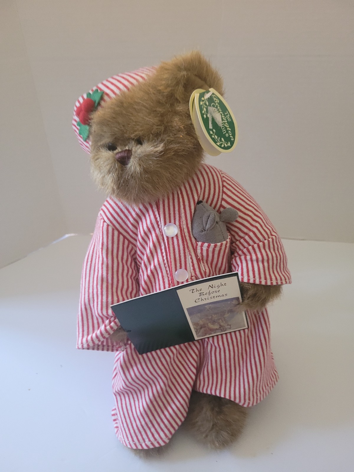 Bearington bear Christopher Christmastale Style Nwt #1765 14 tall never used