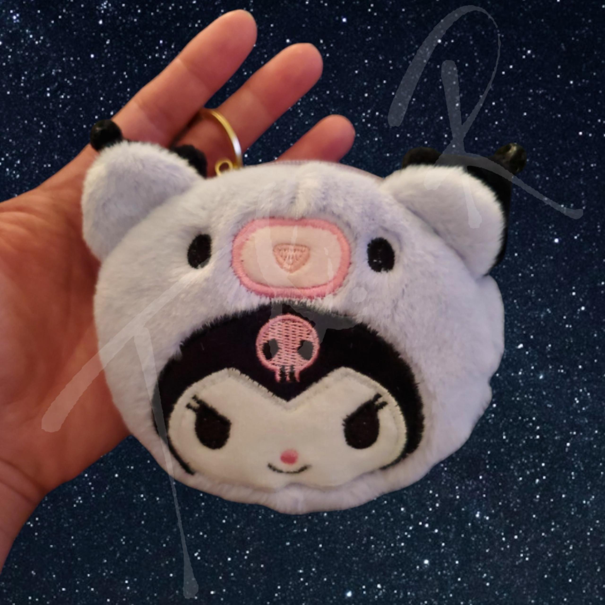 Kuromi Plush Wallet Keychain