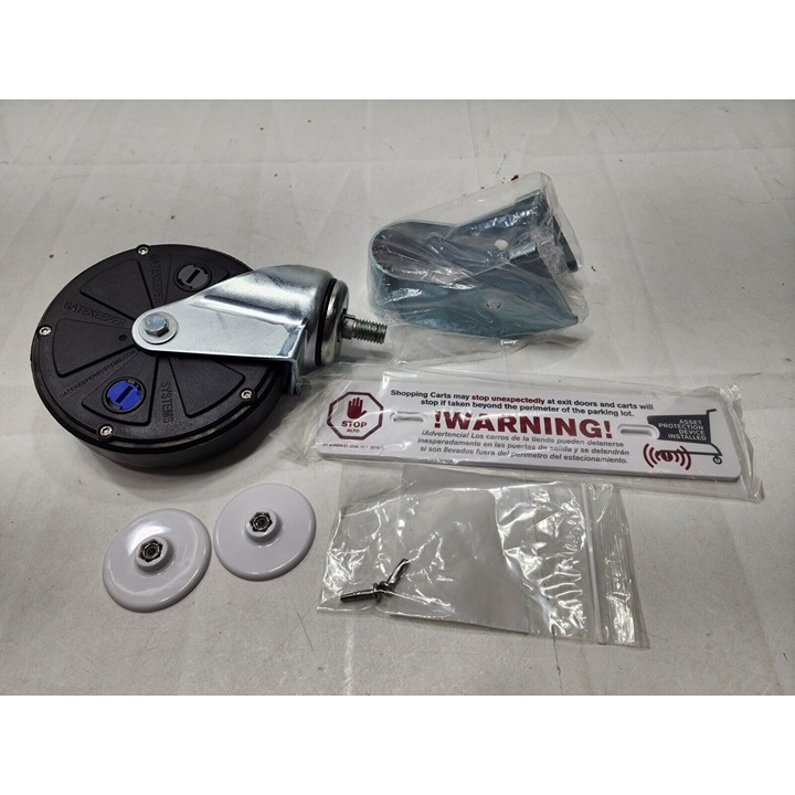 Gatekeeper W-9470B 5 Shopping Cart Smart Wheel Caster Anti-Theft & No Tilt Kit