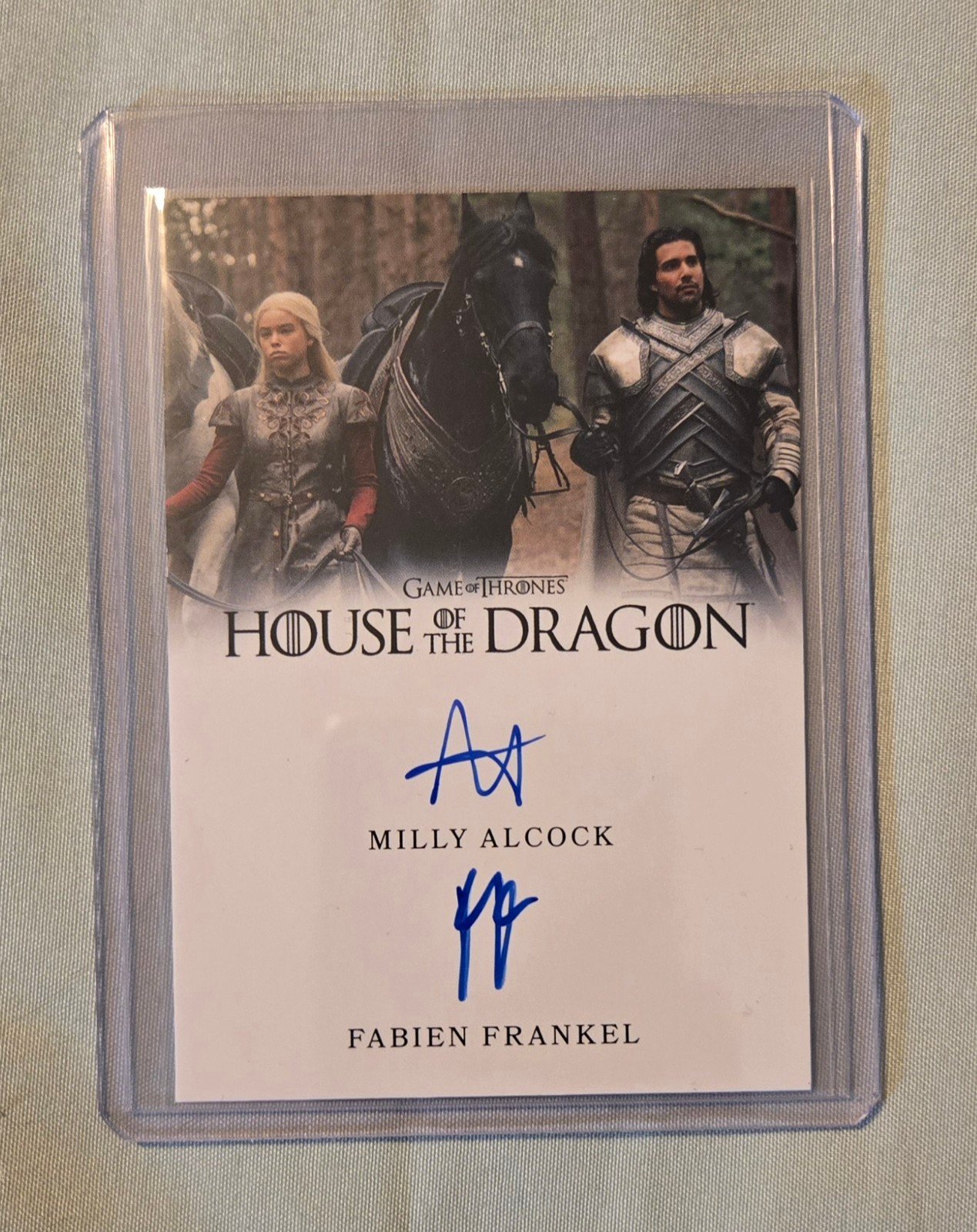 s2024 Rittenhouse House Of The Dragon Milly Alcock And Fabien Frankel Dual Auto