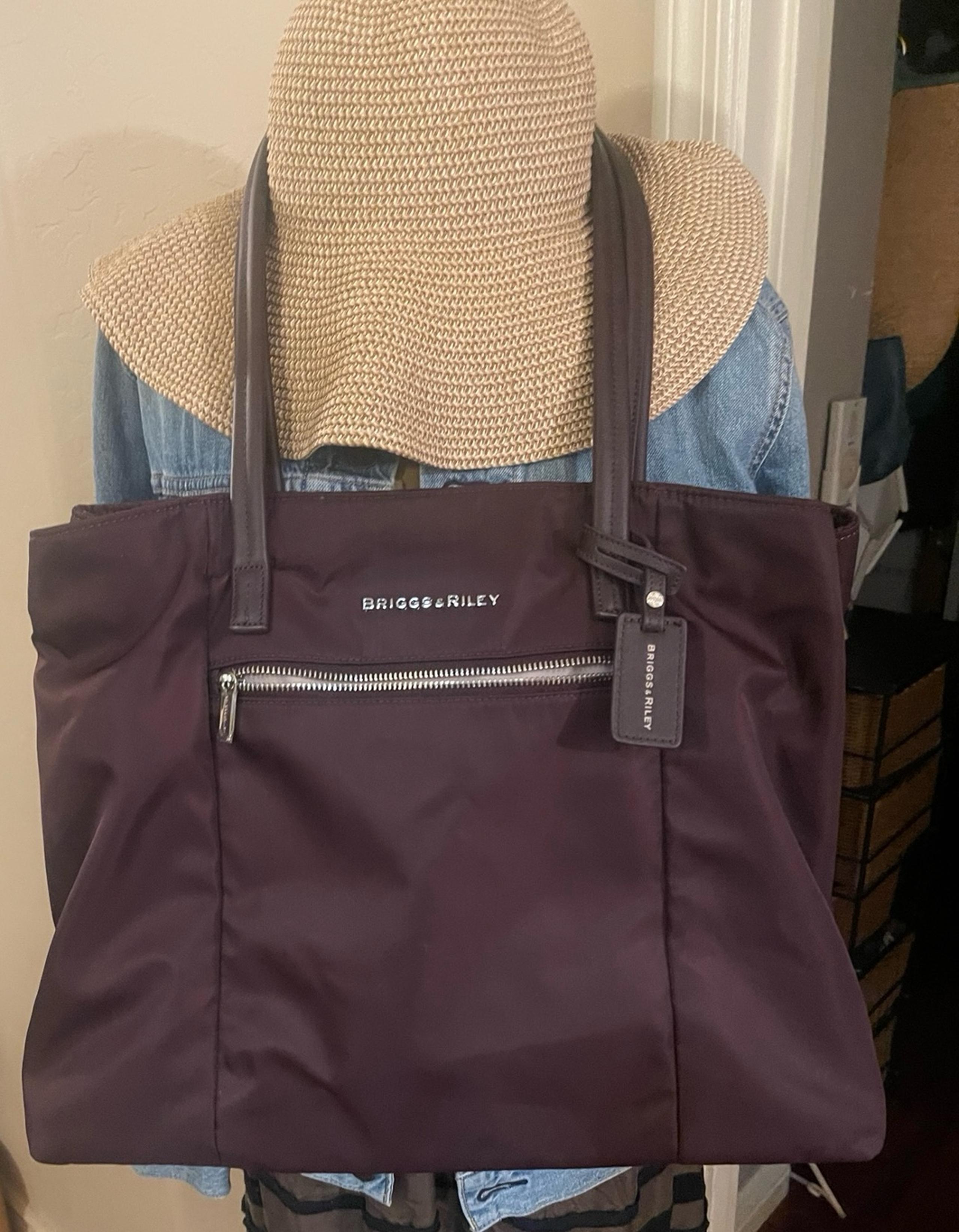 Briggs & Riley Rhapsody essential travel tote in plum