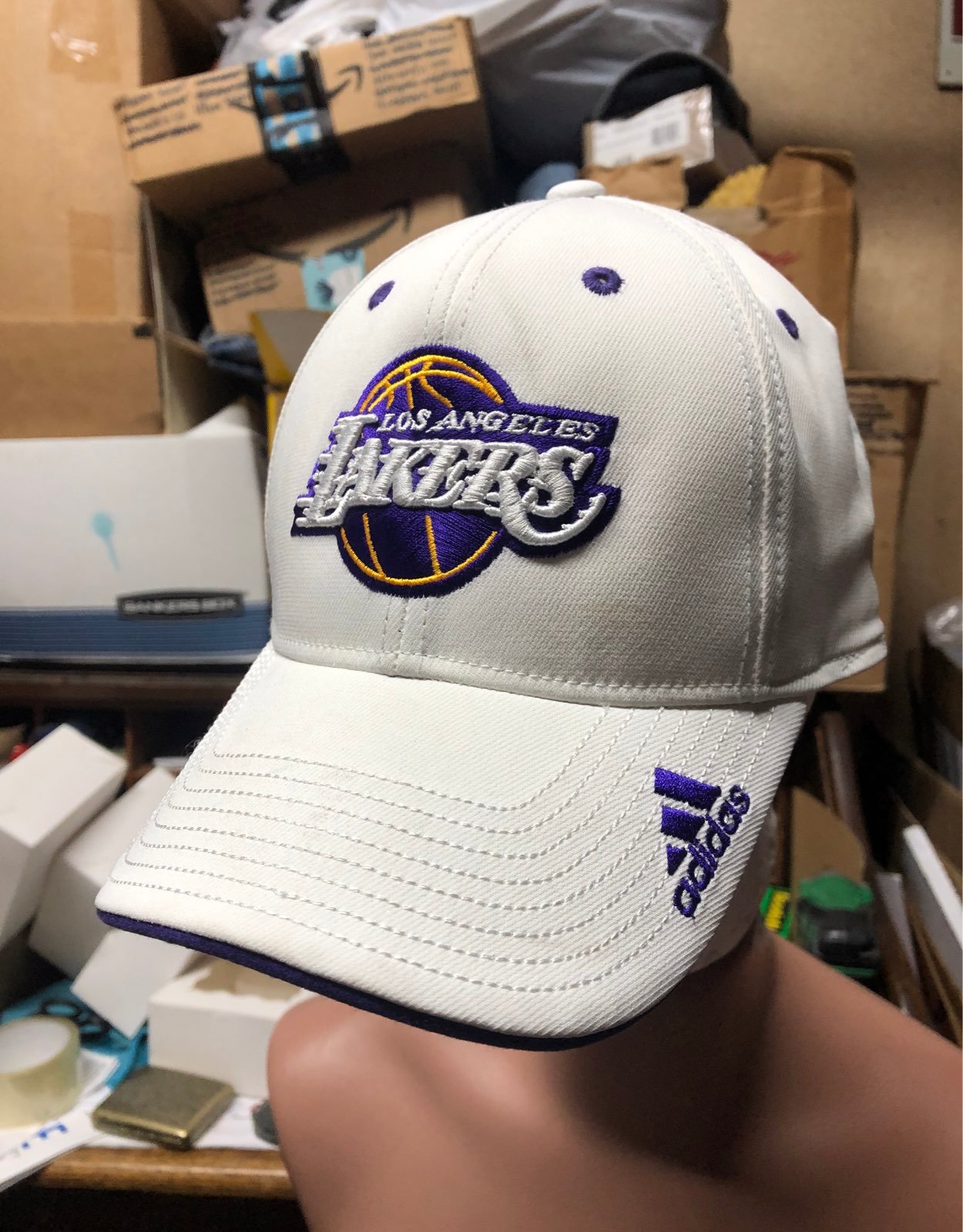 Adidas Lakers Hats for Men | Mercari