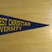 Vintage Northwest Christian University Felt Pennant Flag