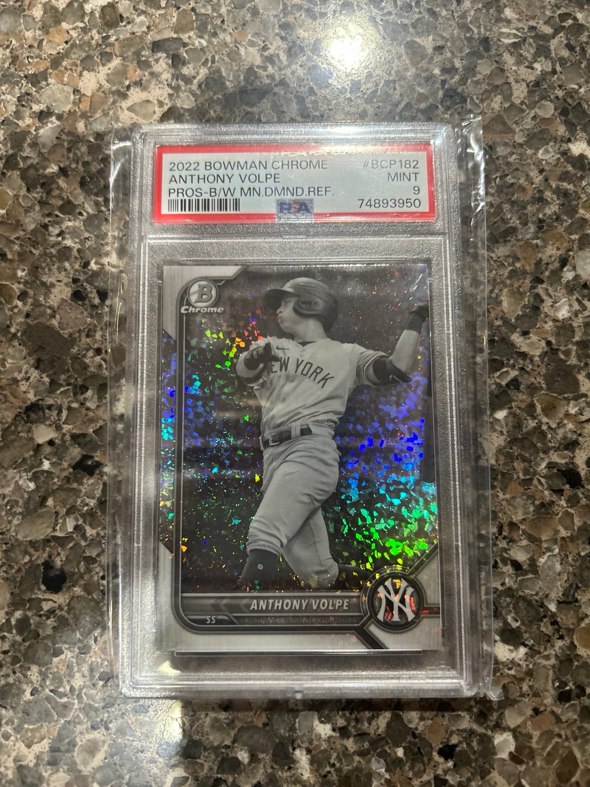 Anthony volpe mini diamond psa 9