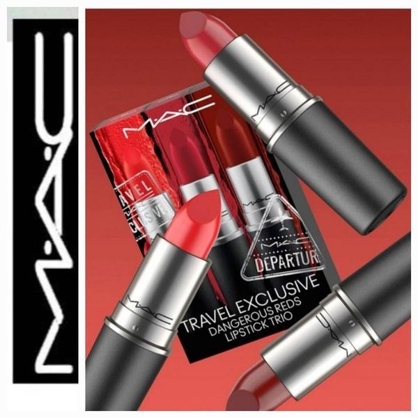 Mac Travel Exclusive Dangerous Reds Lip Trio