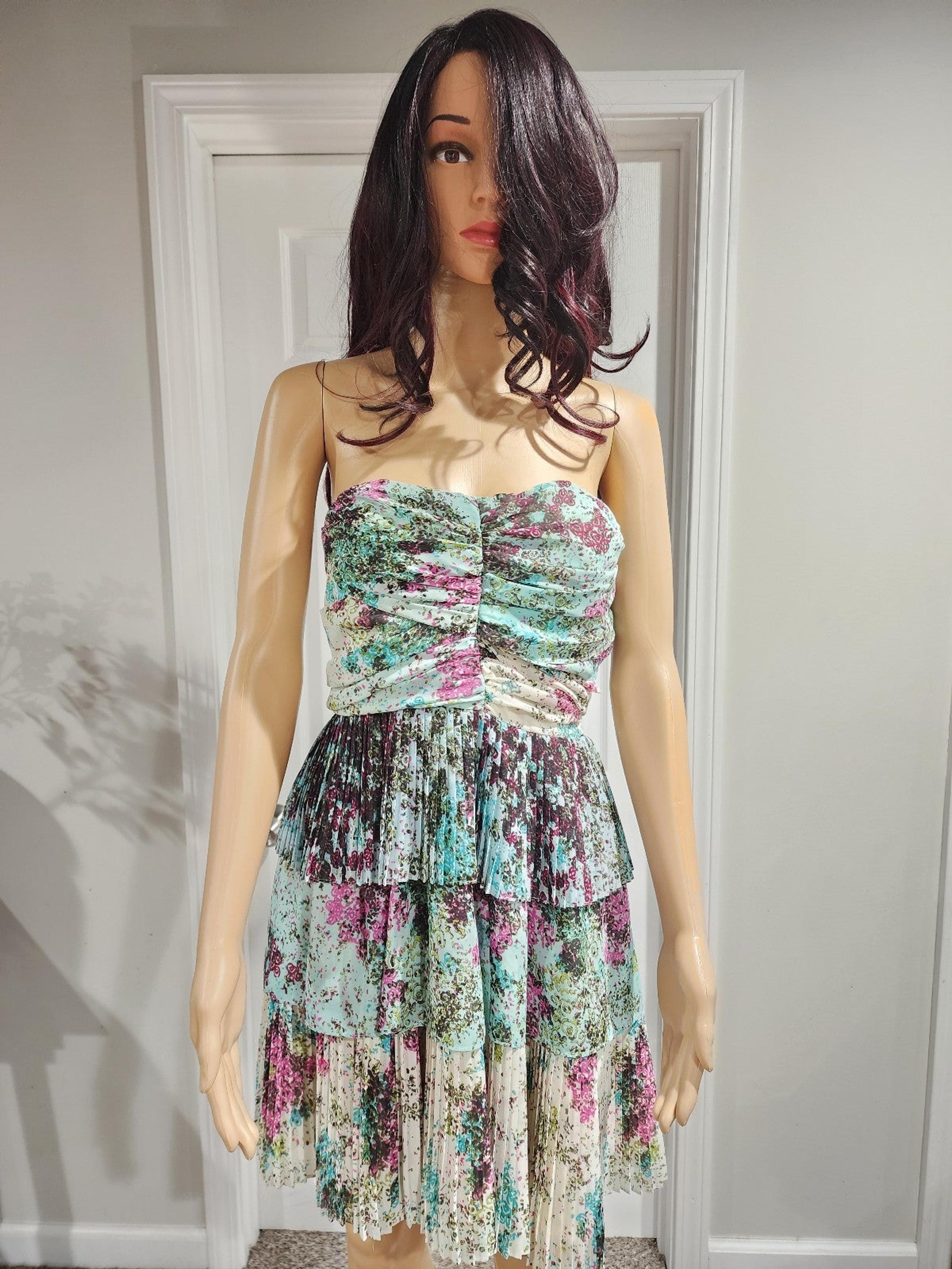 Guess Floral Bandeau Dress Size 8