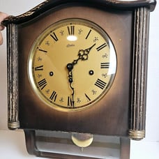 Vintage MCM Linden Westminster Chime Wall Clock Made In Germany
