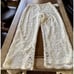 NWTSandra Darren 2-PC Ivory Lace Lined Stretch Pant & Jacket Suit Cocktail SZ 10