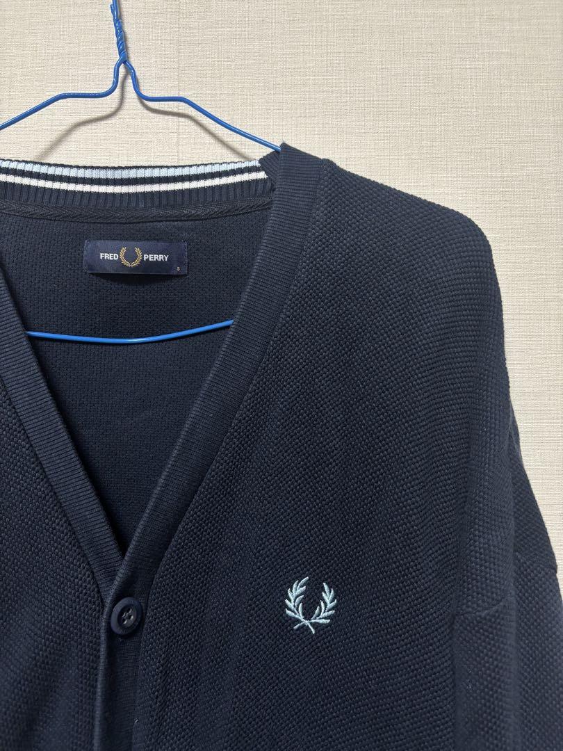 FRED PERRY × BEAMS / Special Edition Pique Cardigan, Size S