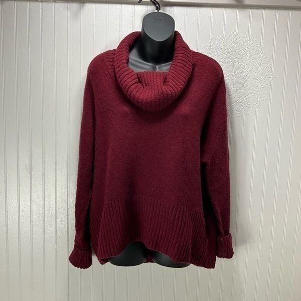 RACHEL ZOE Merino Wool Blend Cowl Neck Sweater