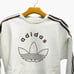 NWT adidas Originals Crew Junior Sweatshirt White Unisex Size Medium