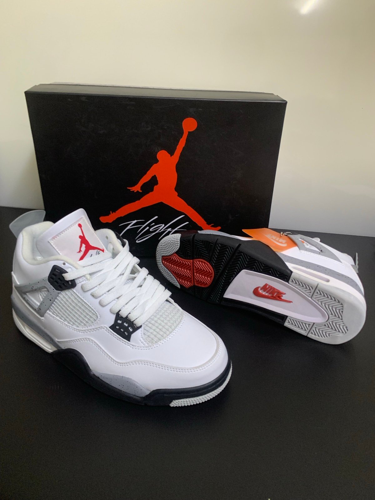 Jordan 4 White Cement 8M