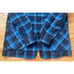 Vintage 70's Large Pendleton Blue Plaid Patch Pocket Casual Wool Blazer Made USA