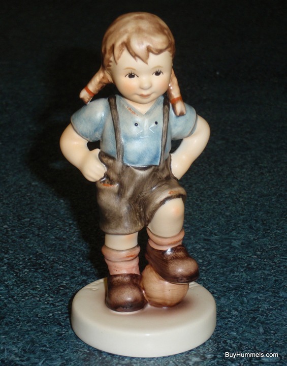 Ready To Play Goebel Hummel Figurine #2274 TMK8 Girl With Soccer Ball + BOX!