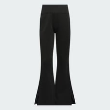 Adidas GG Flare Pants Womans 2XL Black Slim-Fit High Rise Gothic Punk Witchy NWT
