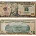 PB 00028195* 10 Dollar Bill With Star And printing ink error Series 2017A