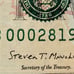 PB 00028195* 10 Dollar Bill With Star And printing ink error Series 2017A