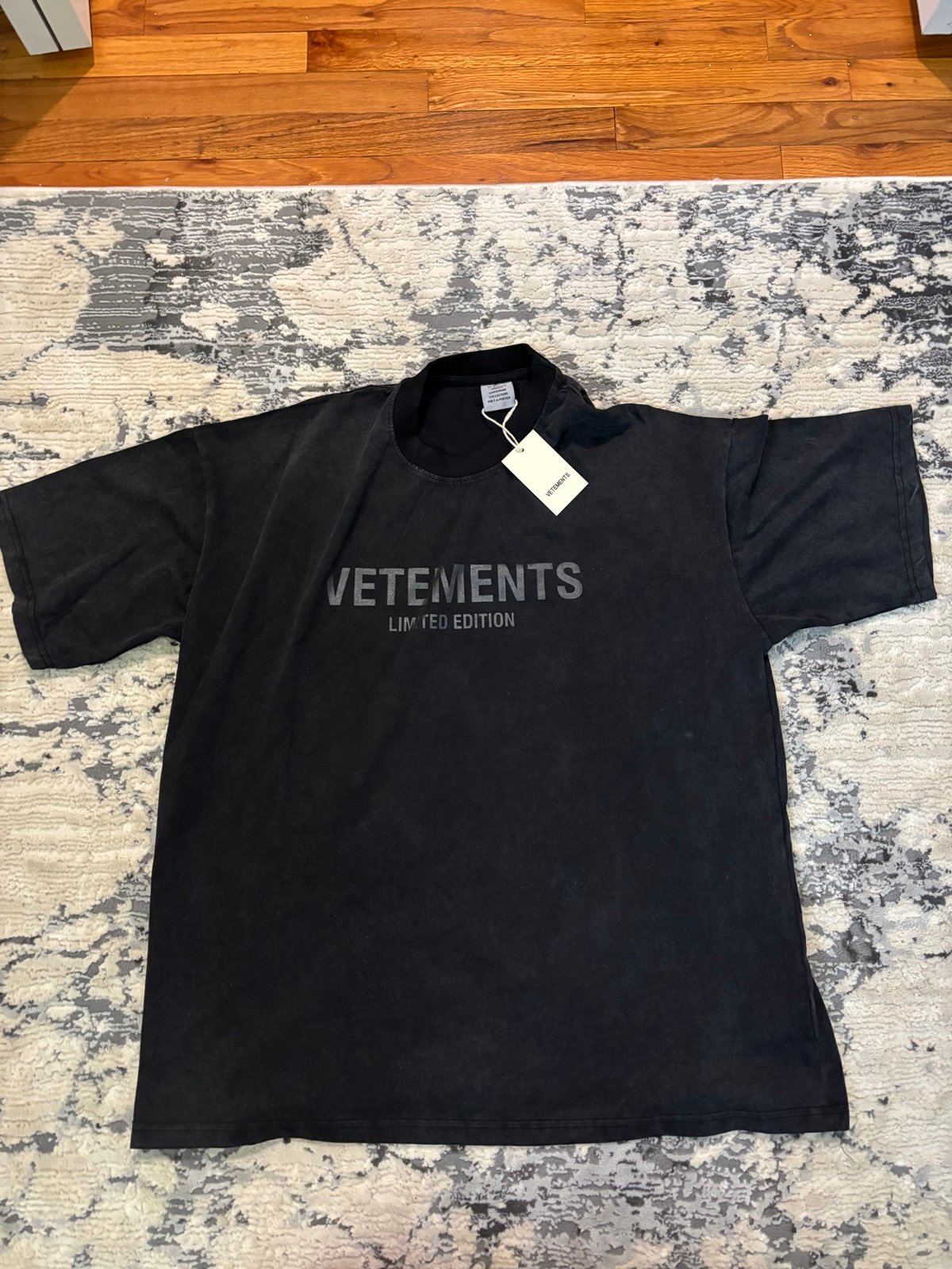 Vetements t-shirt Black L