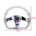 NEW JDM Universal 6-Hole 326mm Vip Clear Crystal Bubble Neo Spoke Steering Wheel