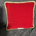 Vintage Needlepoint Angel Christmas Throw Pillow