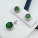 925 Sterling Silver Cubic Zircon Jewelry Set, UU1P7A7040