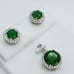925 Sterling Silver Cubic Zircon Jewelry Set, UU1P7A7040