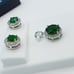 925 Sterling Silver Cubic Zircon Jewelry Set, UU1P7A7040