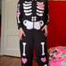 Skeleton heart onesie
