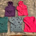 Primary sweatshirts and tee shirts